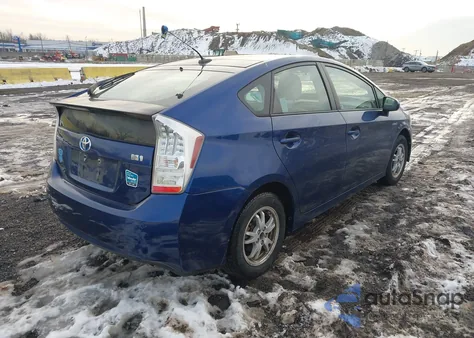 2011 Toyota Prius Three из США, поврежденный, VIN JTDKN3DU0B5314035